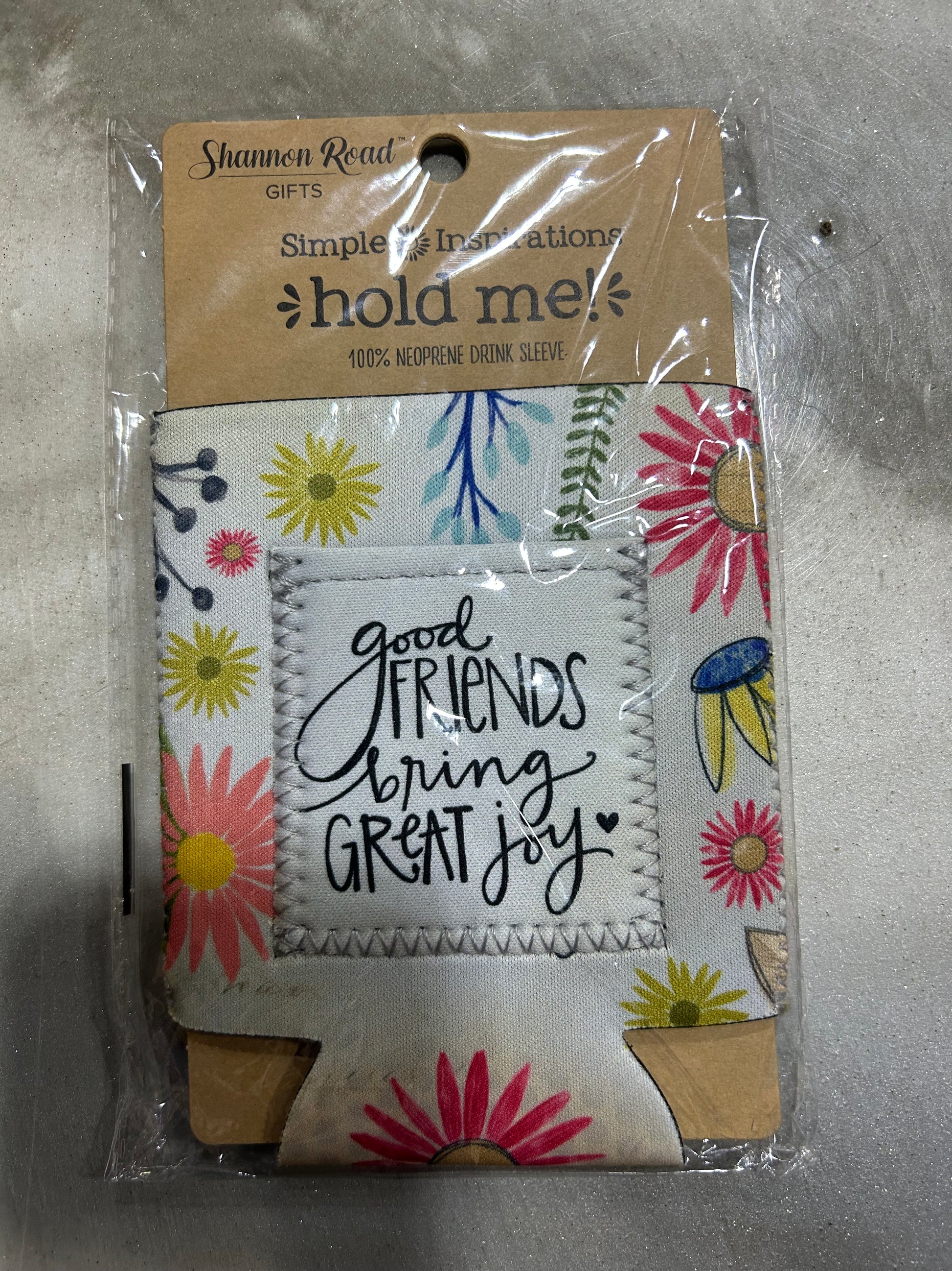 Inspirational Floral Drink Sleeve