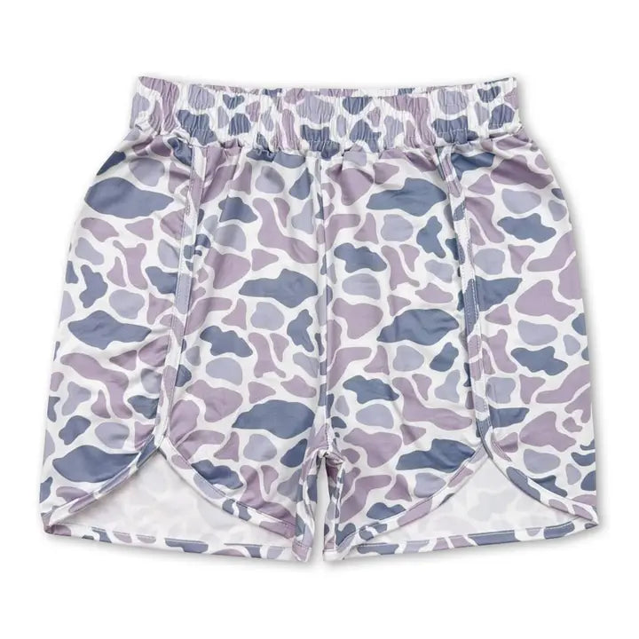 Multi Colors Camo Adult Women Summer Shorts