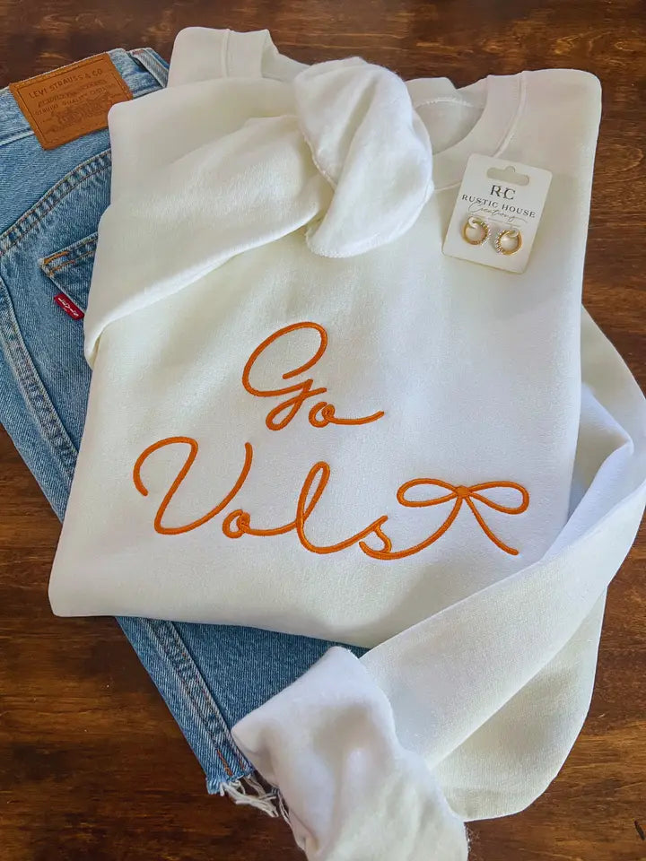 Go Vols Embroidered Sweatshirt