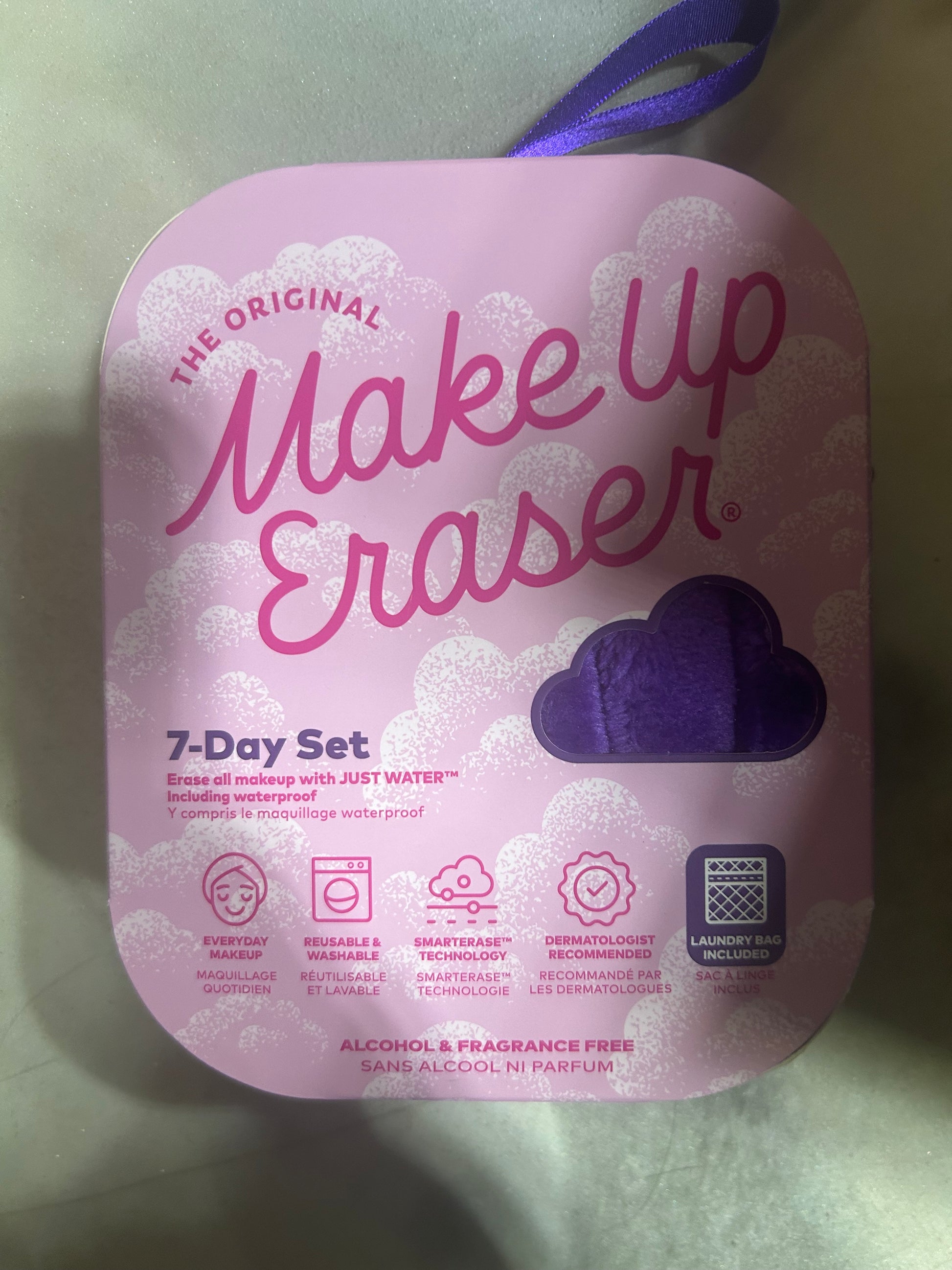 The Original Make Up Eraser 7 Day Set - Purple