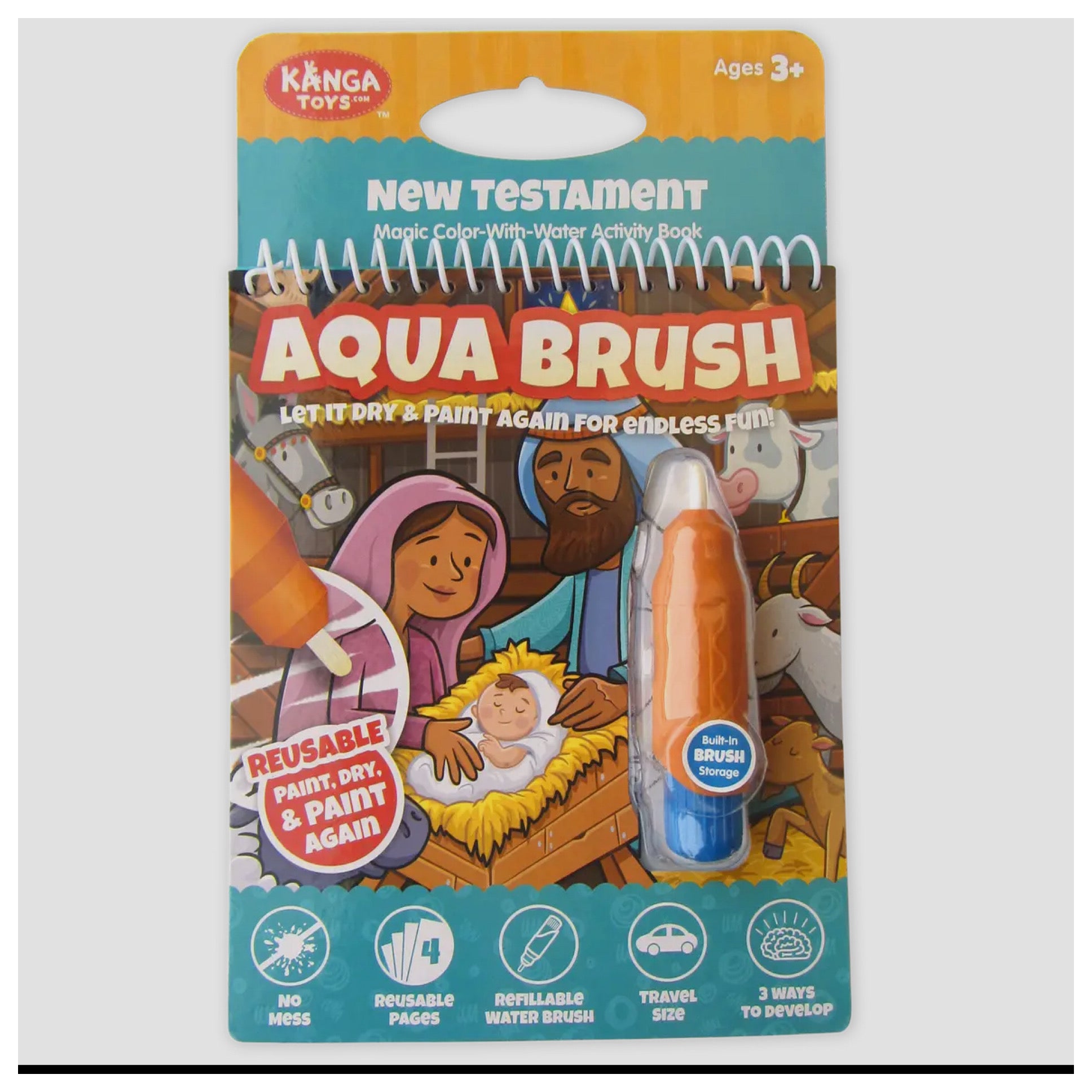 New Testament Aqua Brush Activity Pad Travel