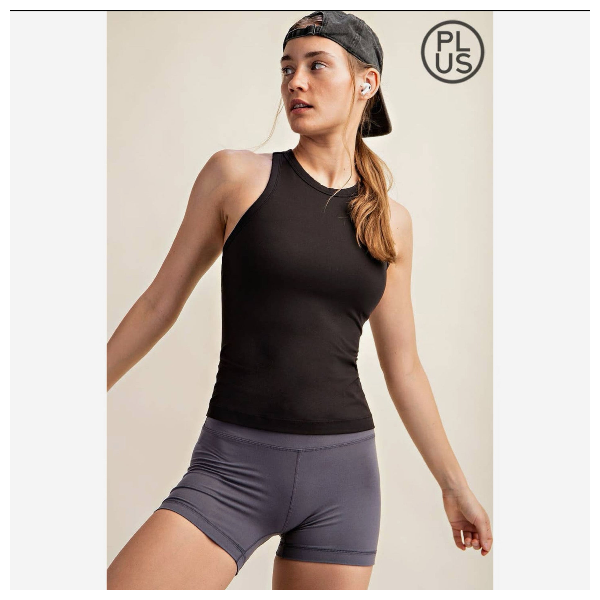 Plus Racer Back Tank Top