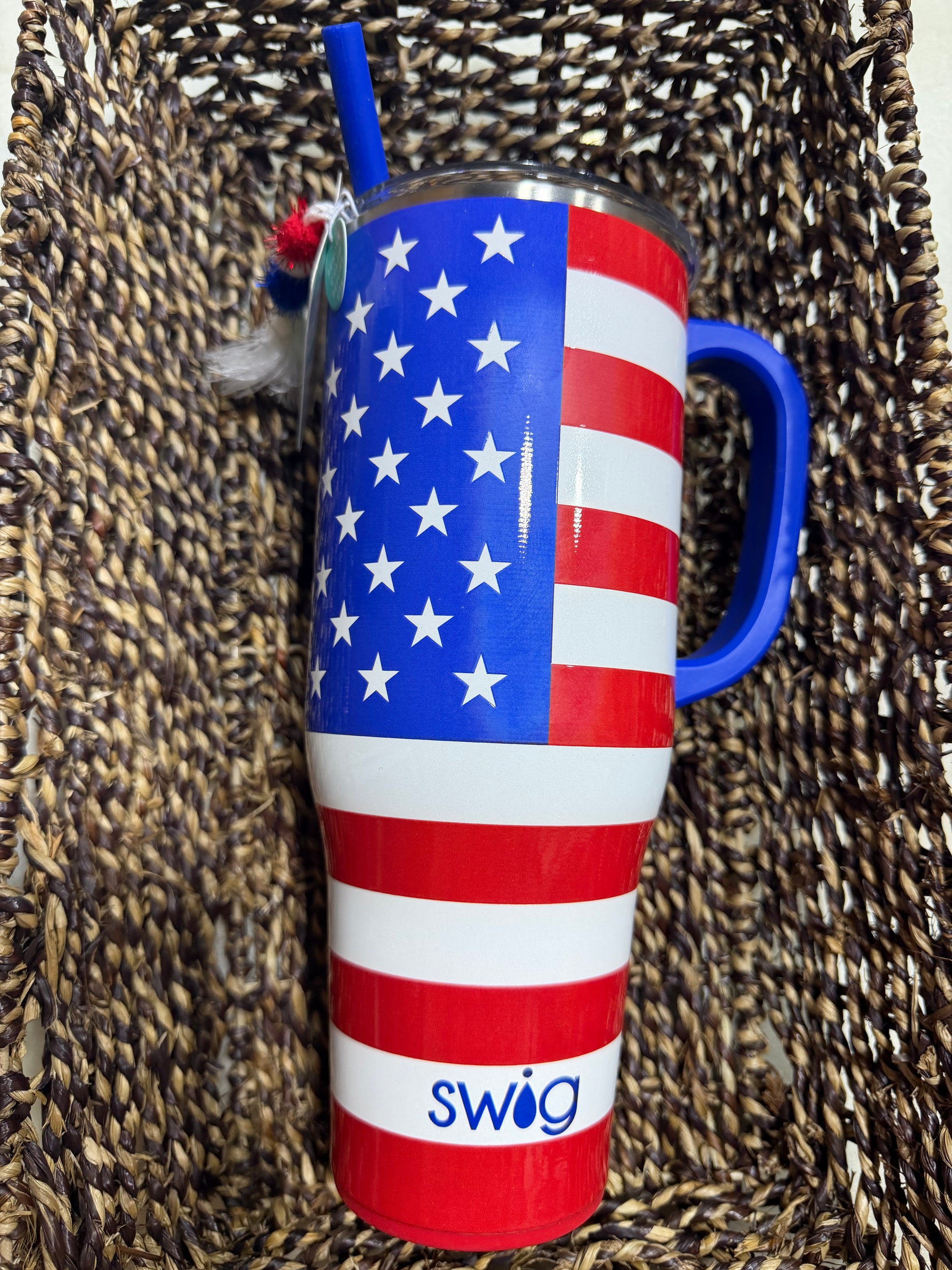 Patriotic Flag Swig 40oz