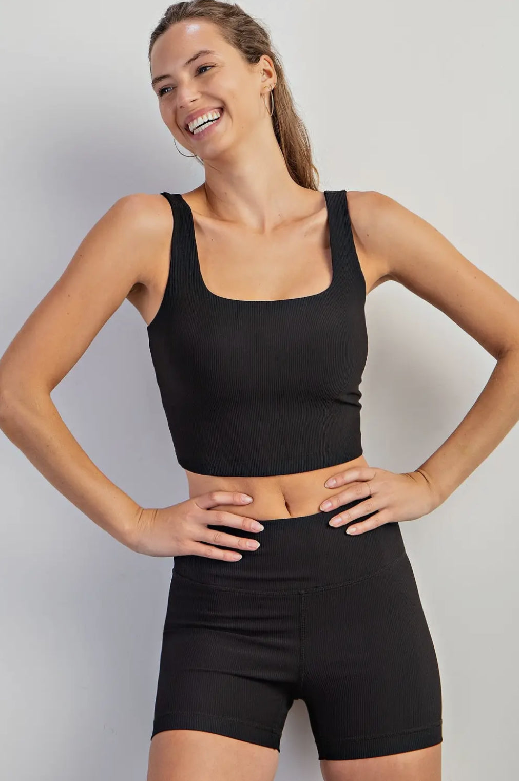 Rae Mode Square-Neck Crop Top