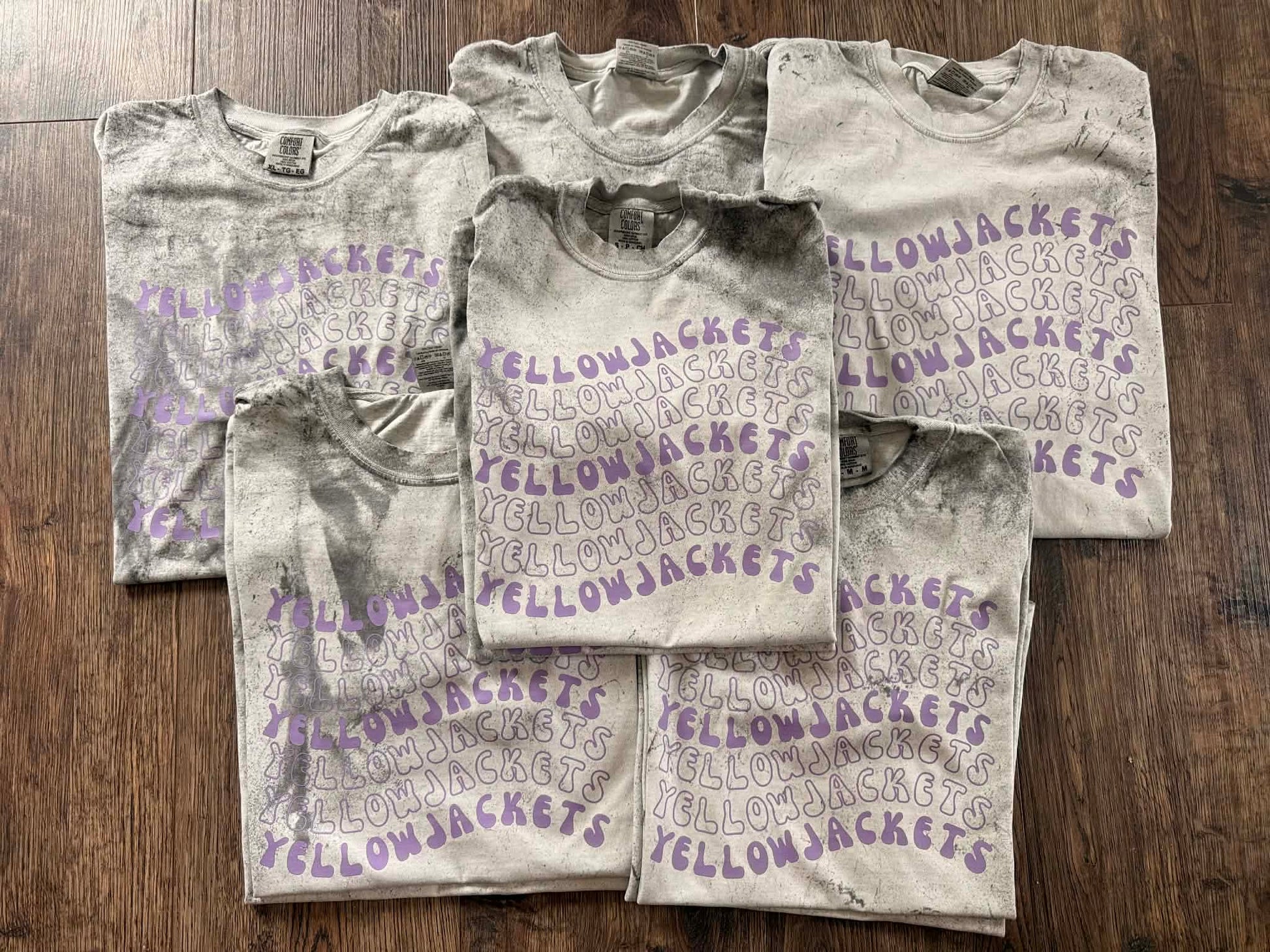 Smoke Yellow Jackets Colorblast Tshirt