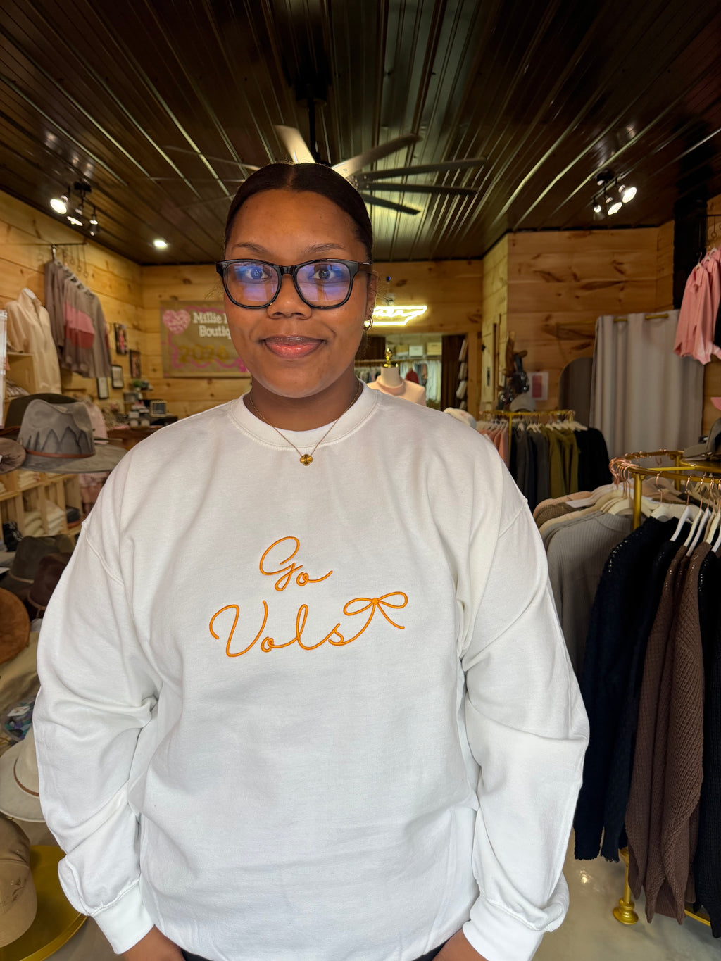 Go Vols Embroidered Sweatshirt