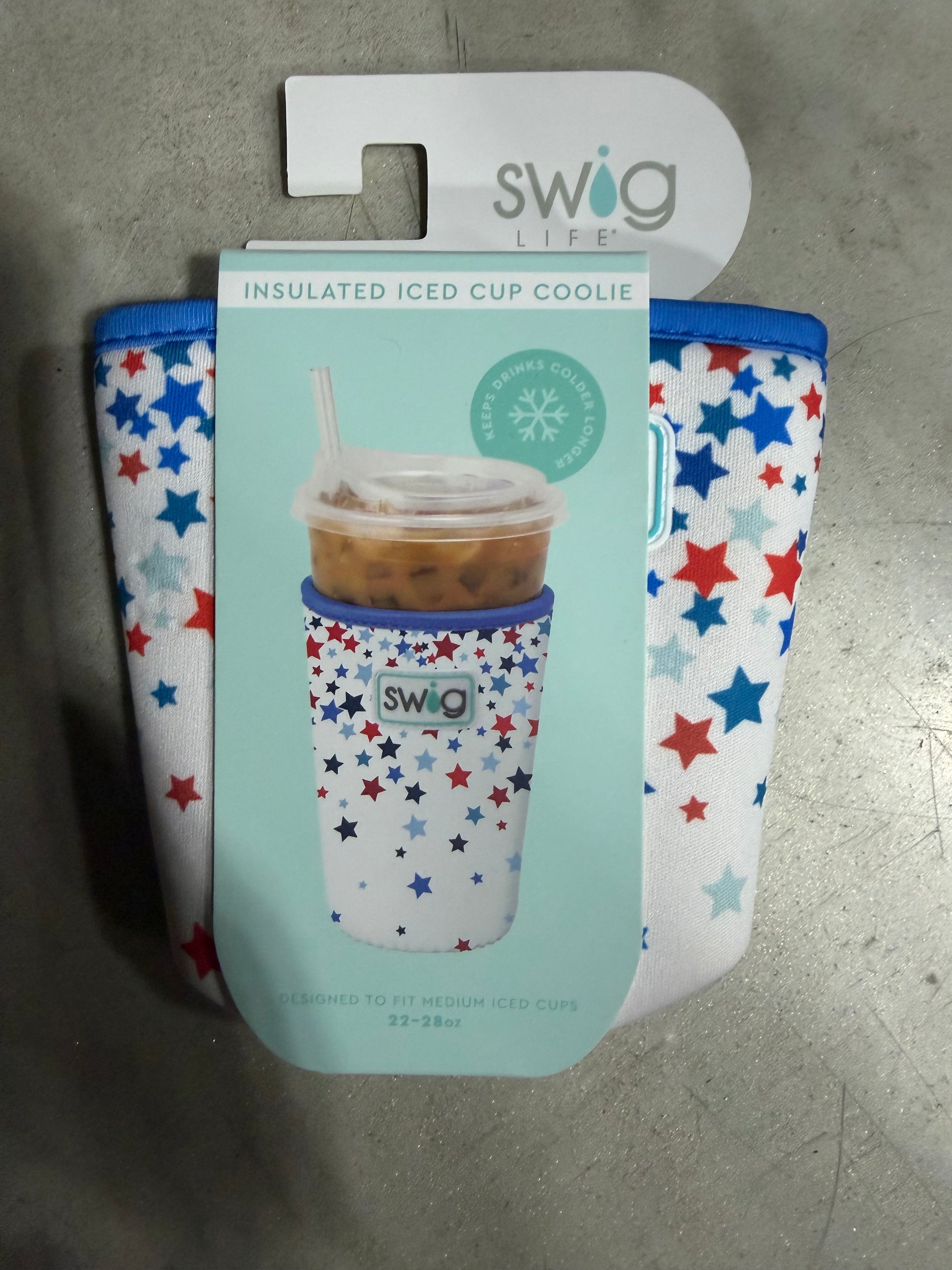 Swig Star Insulated Iced Cup Coolie - designed to fit medium cups