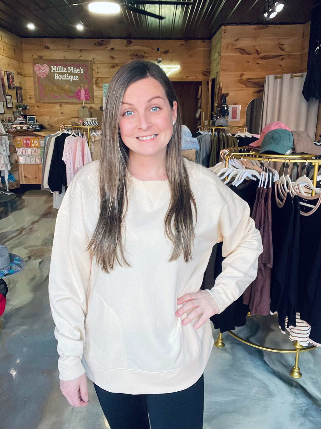Oversized Casual Comfy Solid Knit Top