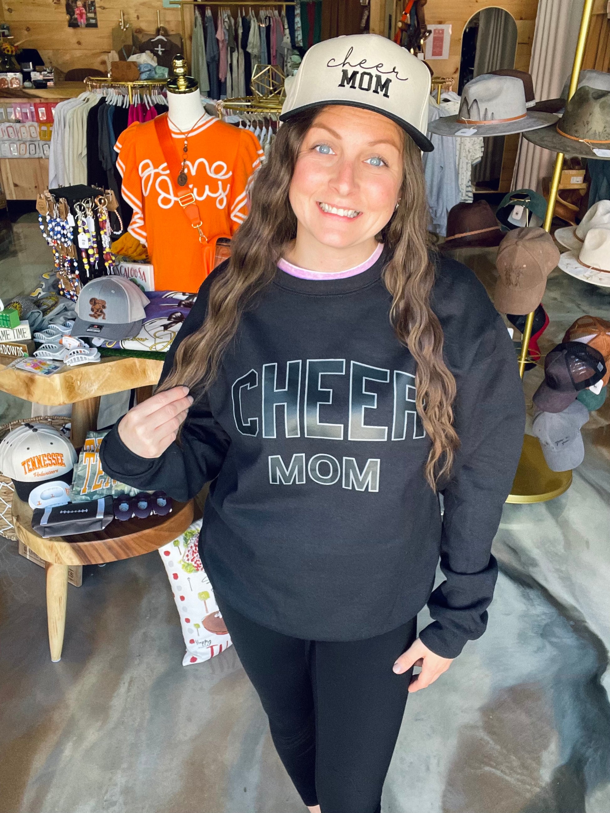 Cheer Mom Crew Sweatshirt