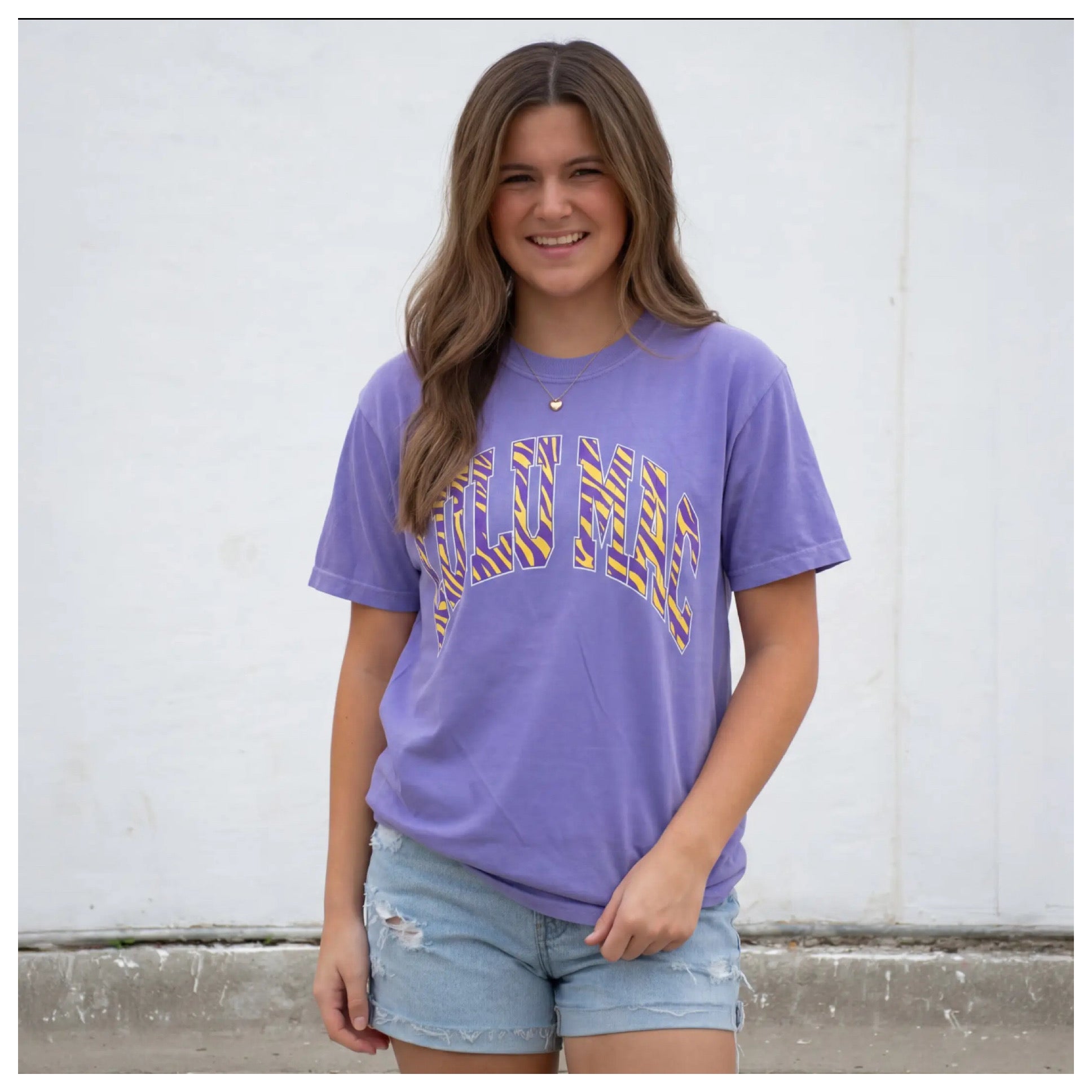 Lulumac purple and yellow tshirt