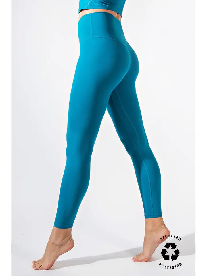 Two Line Yoga Stitch Full Length Leggings