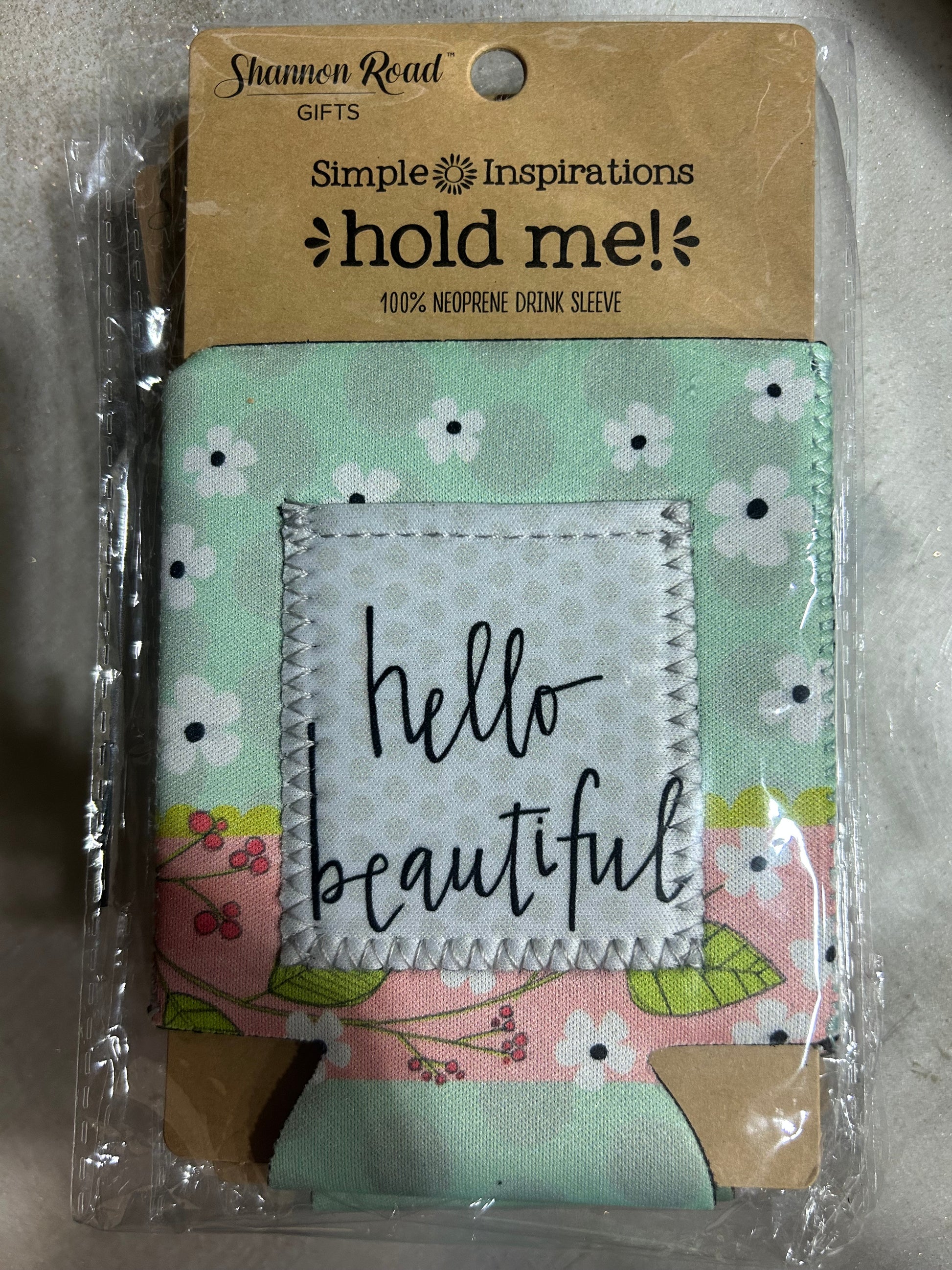 Hello Beautiful Neoprene Drink Sleeve