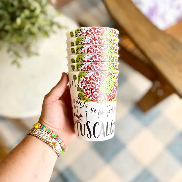 Tuscaloosa Reusable Cups, College Tailgating, Gifts, Alumni