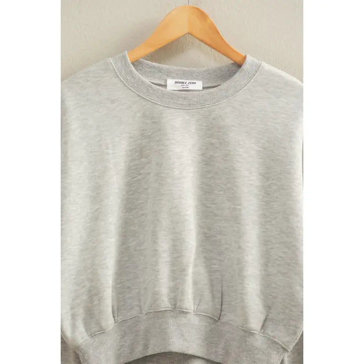 Everyday Long Sleeve Cropped Sweatshirt