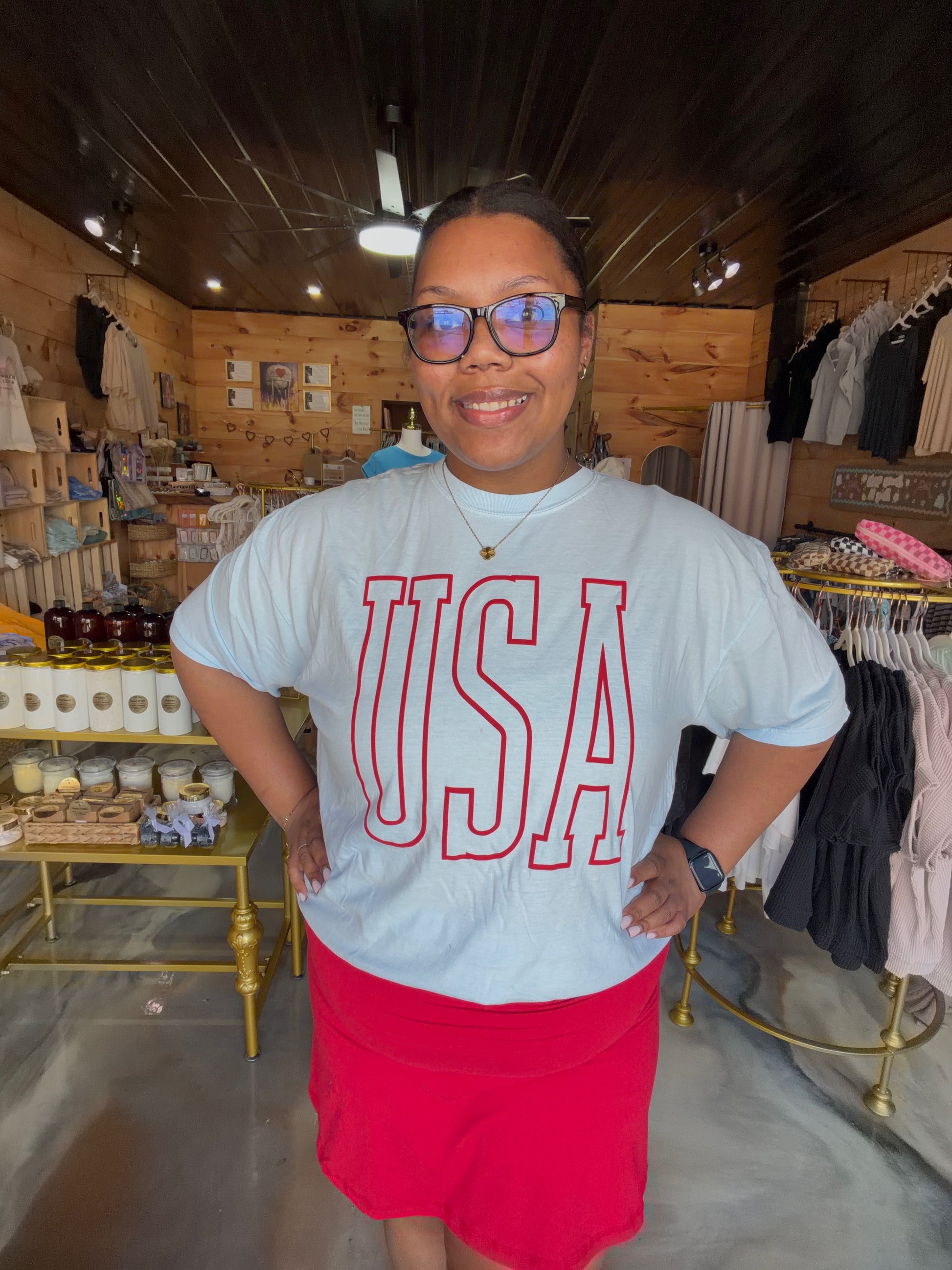 Plus Size Butter Skort