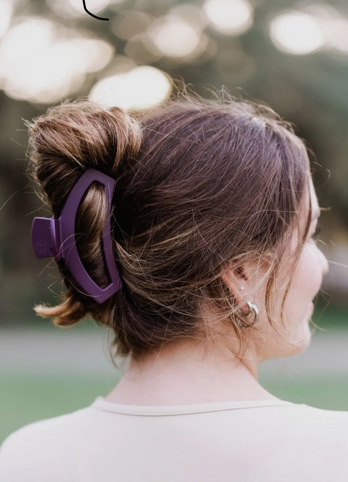 Open Hair Clip