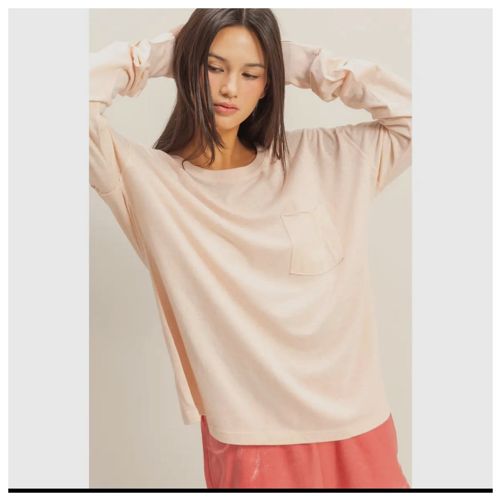 Long Sleeve Pocket Tshirt