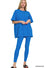 Cotton Round Neck Top & Legging Set