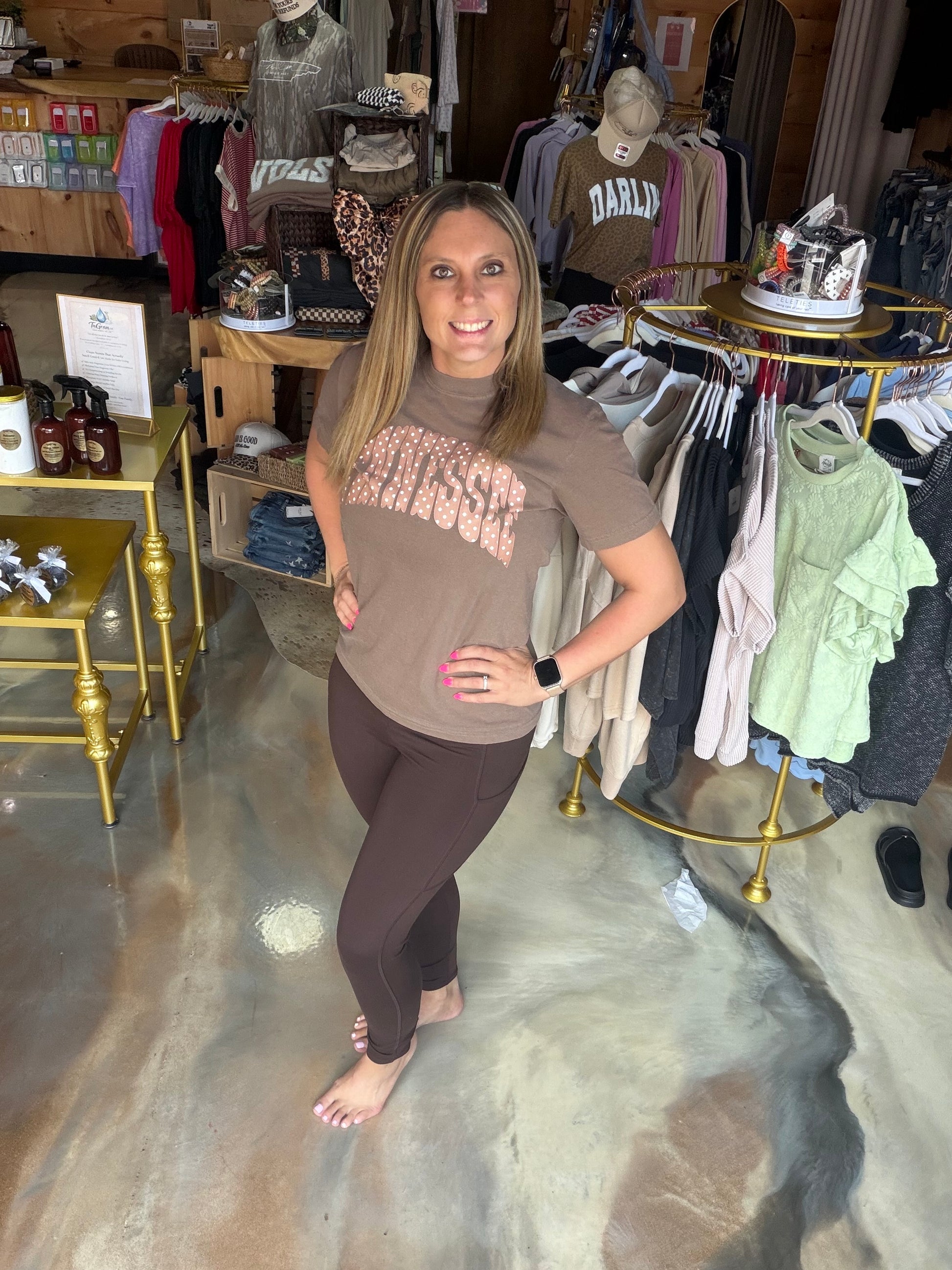 Polka dot Tennessee tshirt