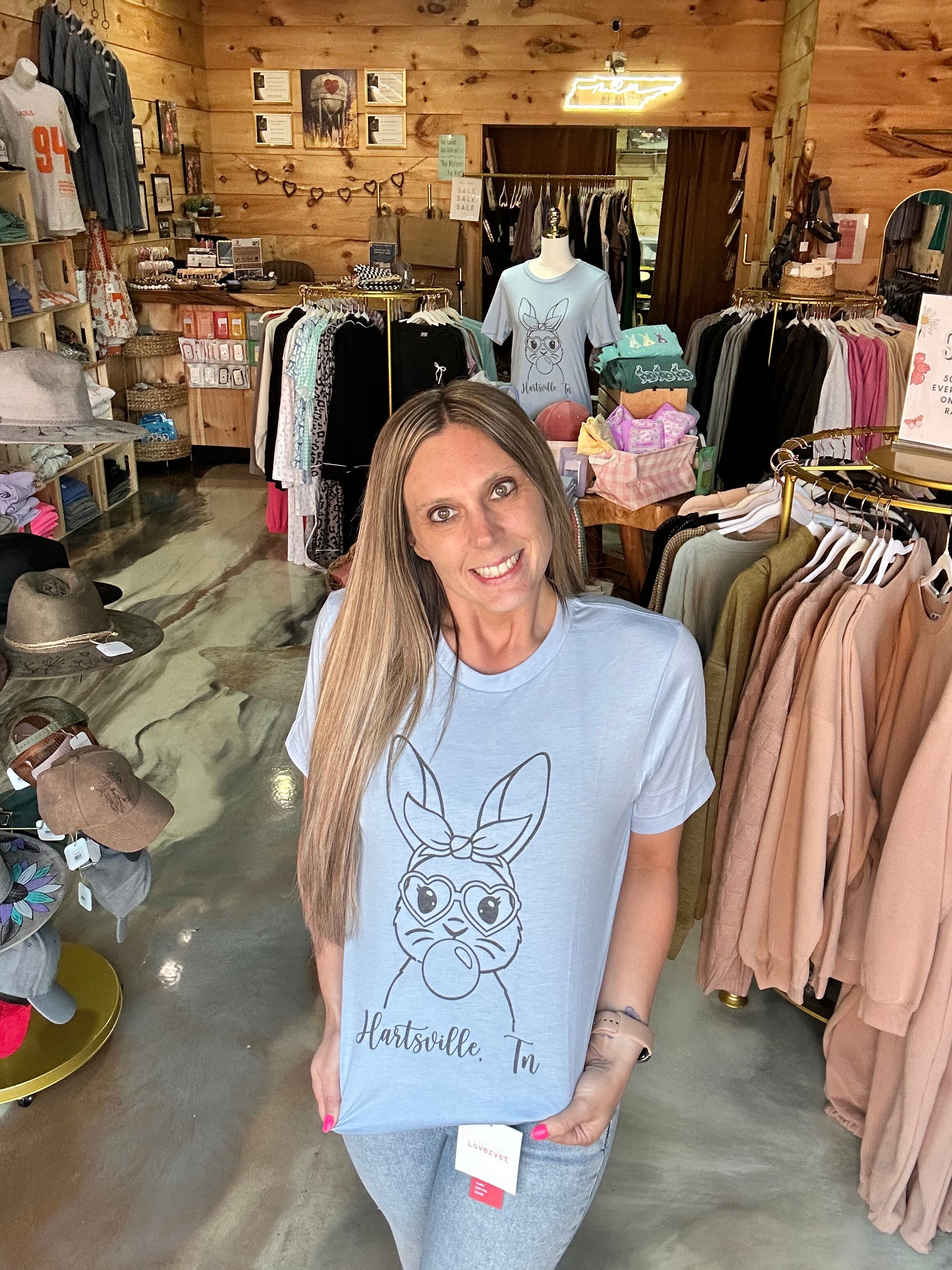 Custom Easter Bunny Graphic Tee