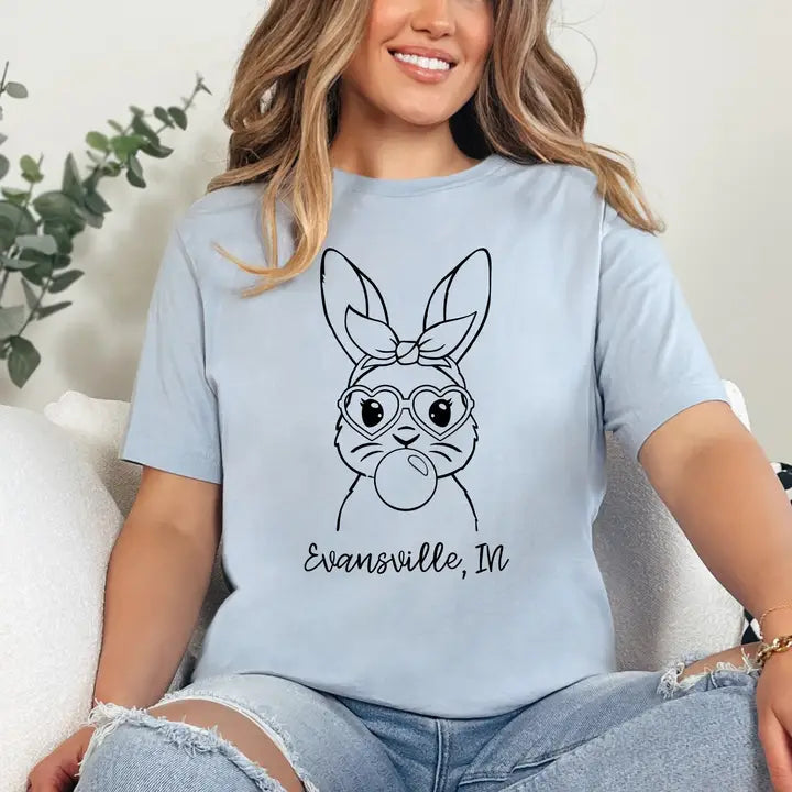Custom Easter Bunny Graphic Tee