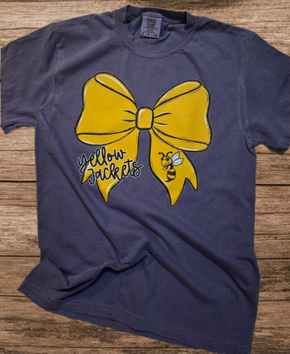 Yellow Jacket Bow Shirt