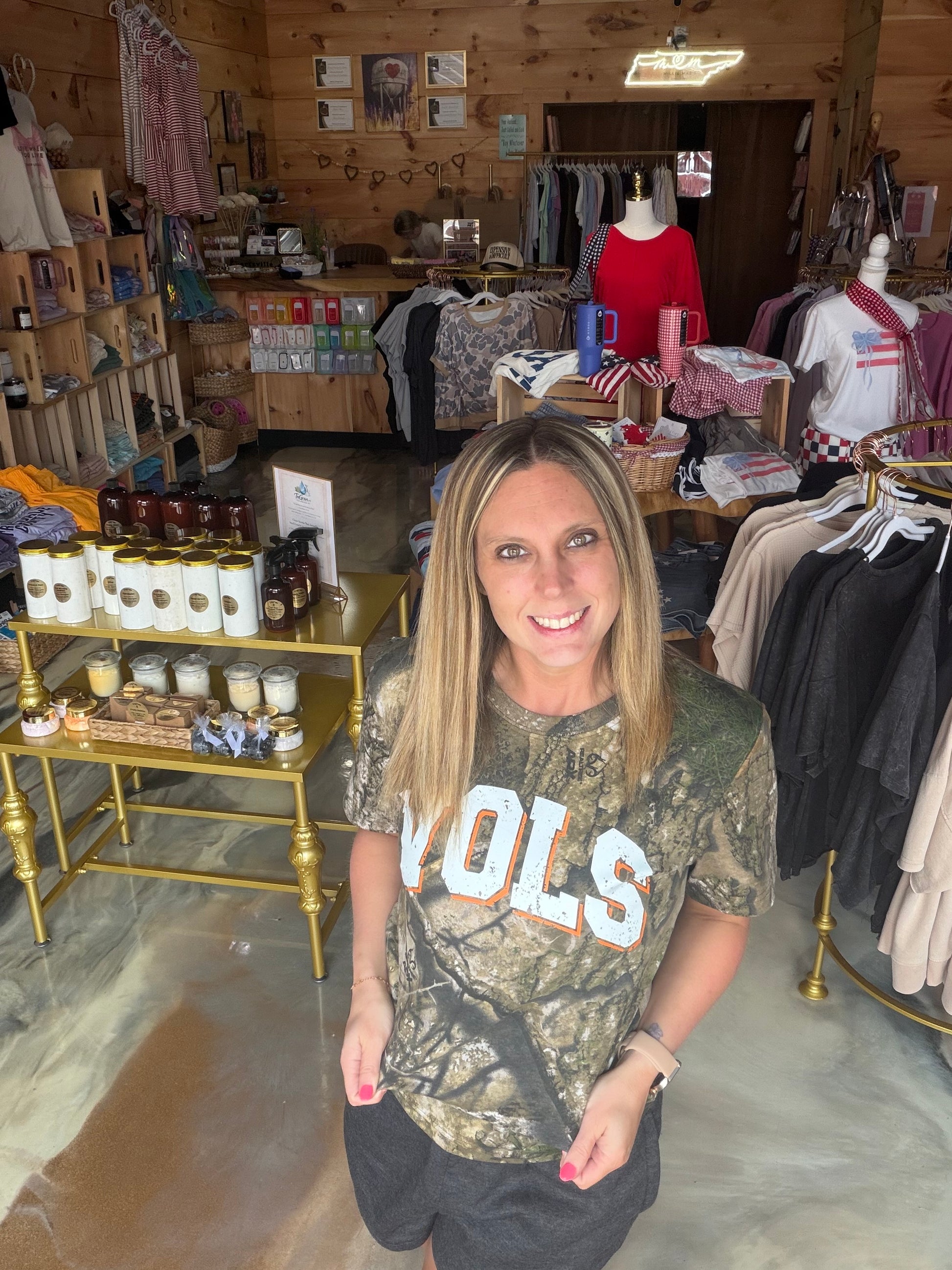Camo Vols Graphic T-Shirt