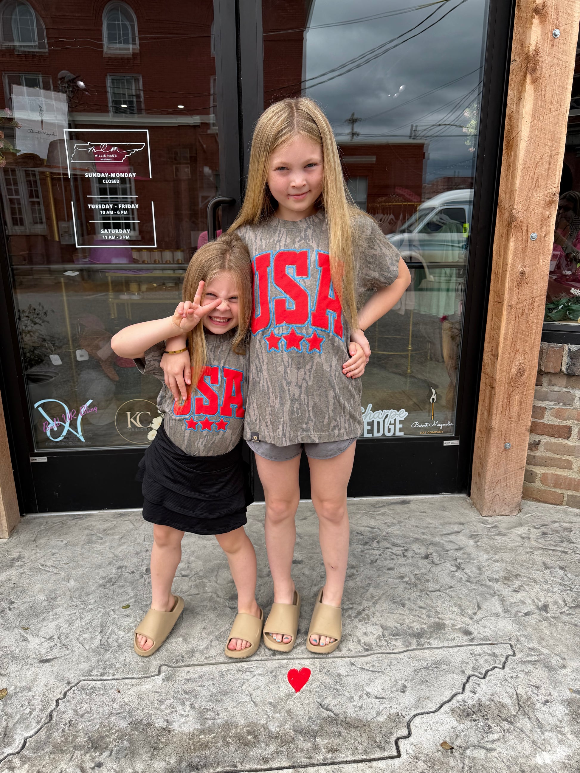 Youth Mossy Oak USA Star Puff Bottomland Apparel
