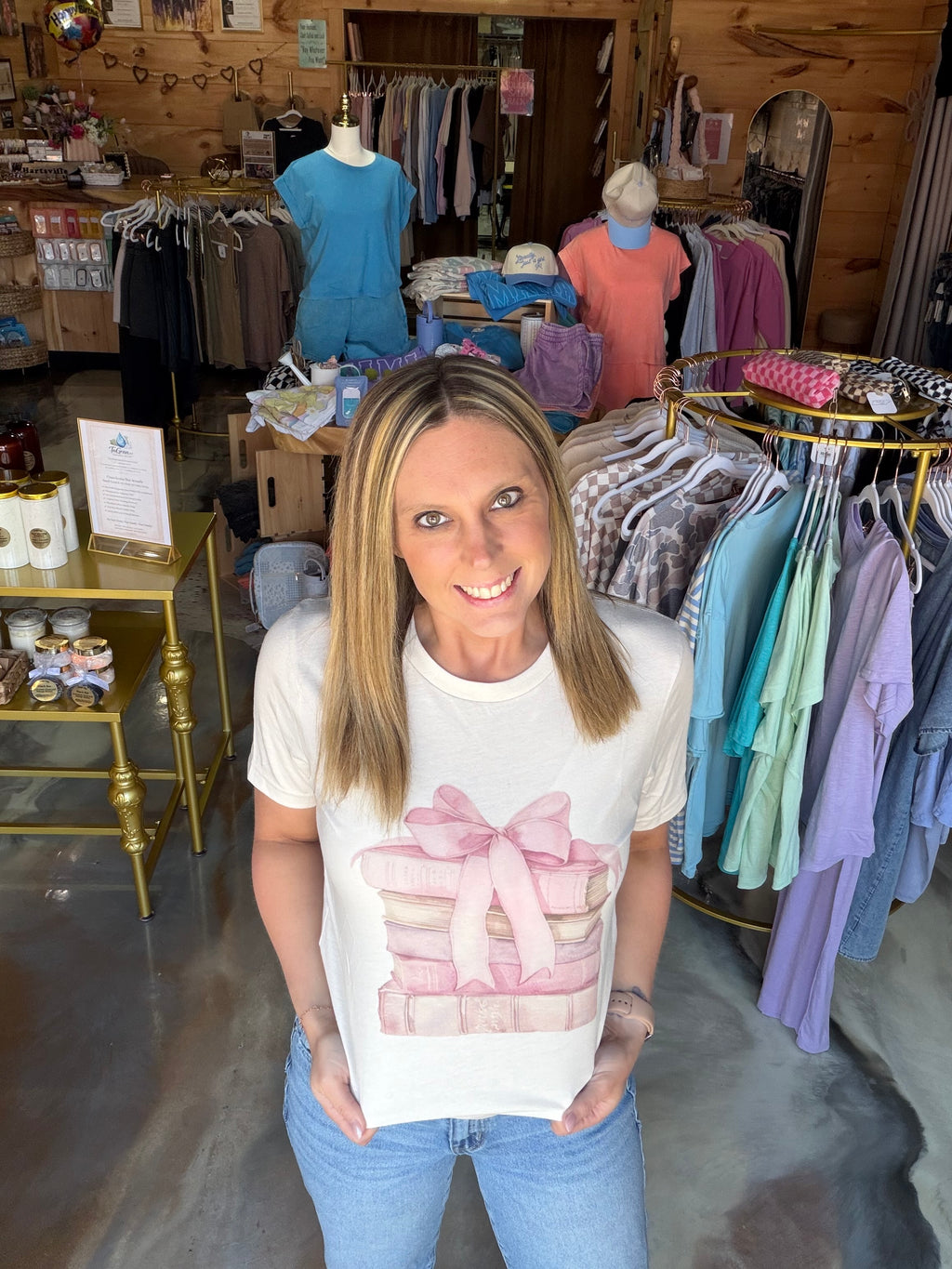 Coquette Vintage Books Graphic Tee