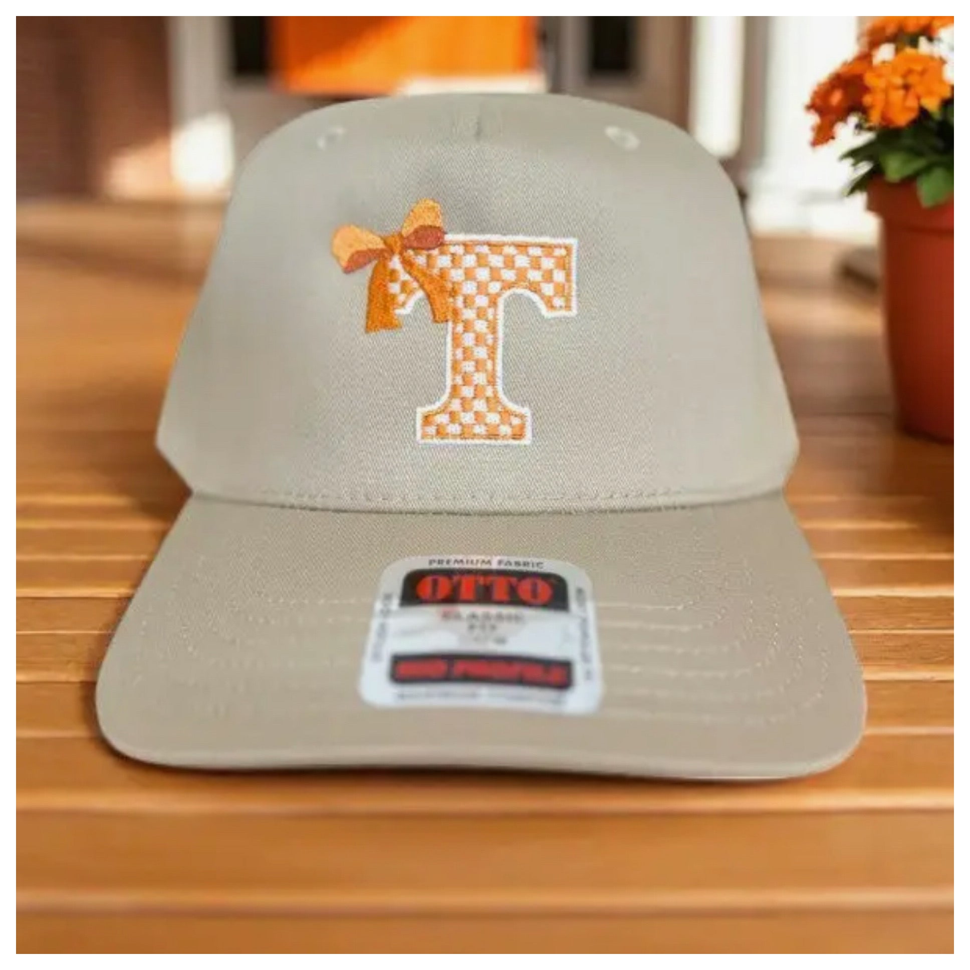 Vola T Embroidered Hat