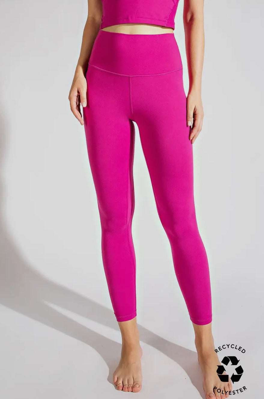 Two Line Yoga Stitch Full Length Leggings