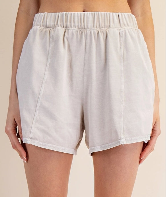 Rae Mode Mineral Washed Cotton Slit Short