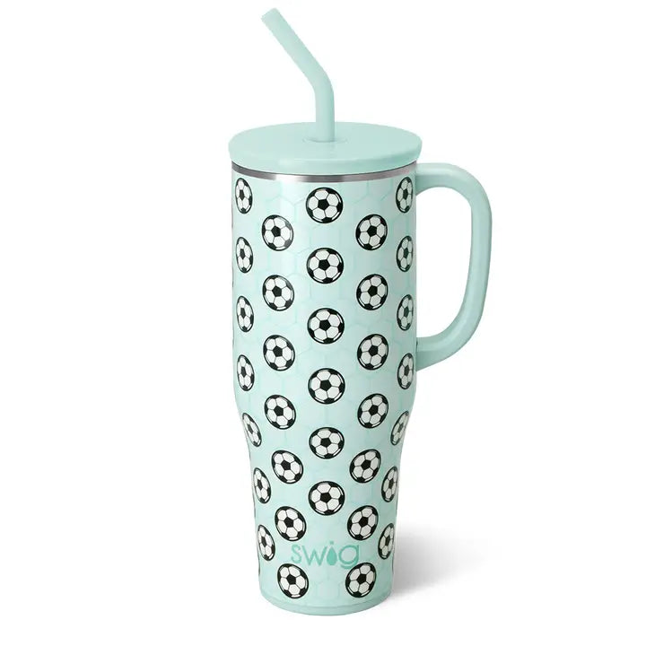 Soccer Swig 40oz Mega Mug