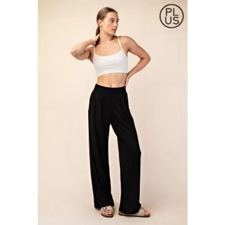 Viscose Modal Wide Leg Pant