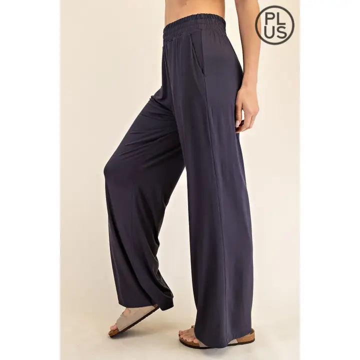 Viscose Modal Wide Leg Pant