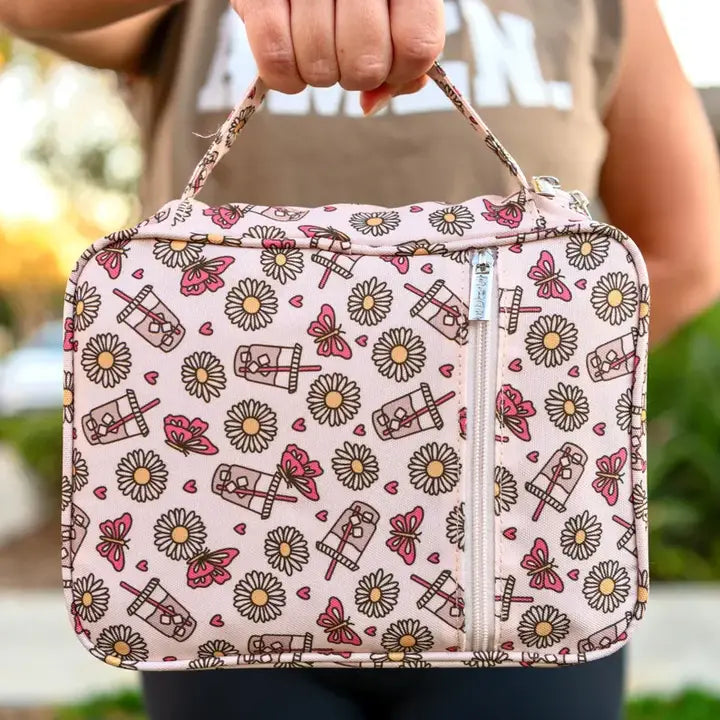 Iced Coffee Butterfly Women's Crossbody Bible Cover Bag