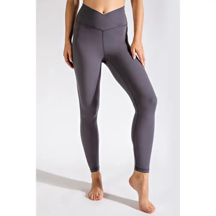V Waist Full Length Leggings
