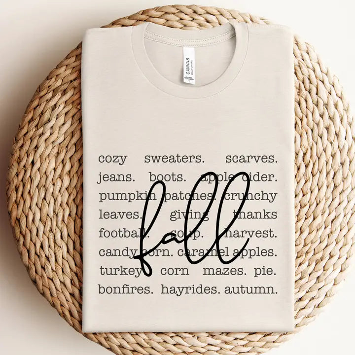 Fall Graphic Tee or Crewneck