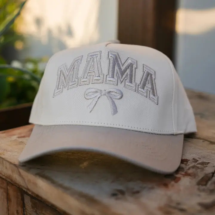 Mama Bow Canvas Cap
