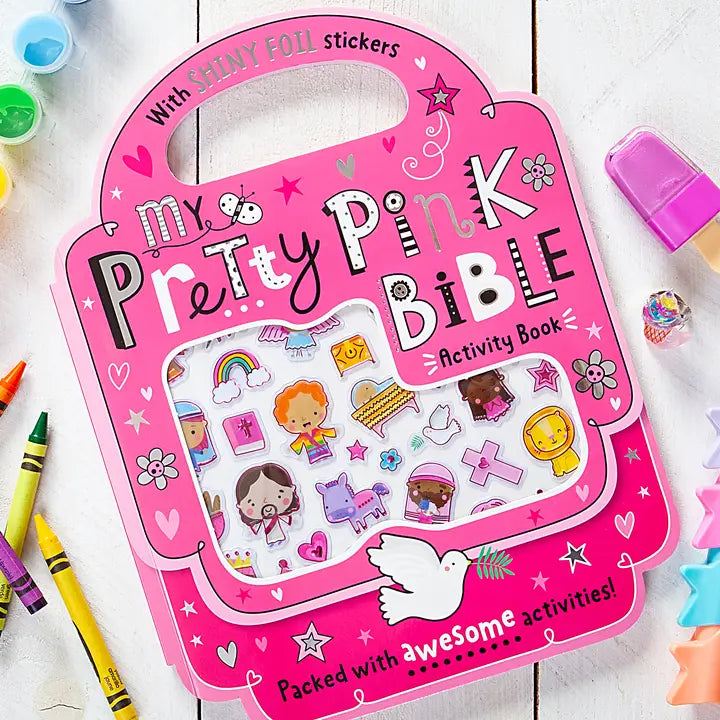 My Pretty Pink Bible Activity Book (Ages 3+, Summer Reading)