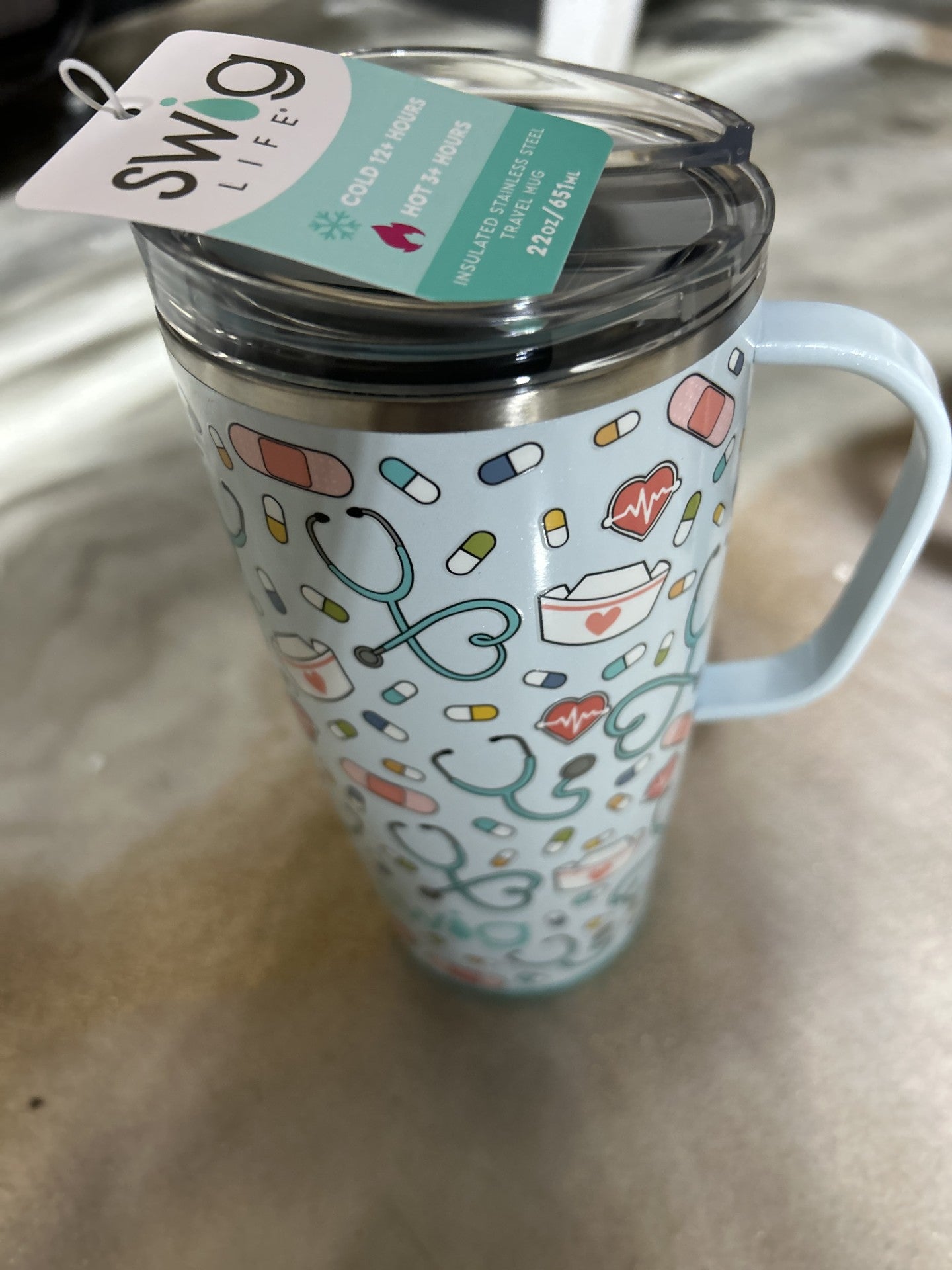 Swig Nurse Stainless Steel Travel Mug 22oz