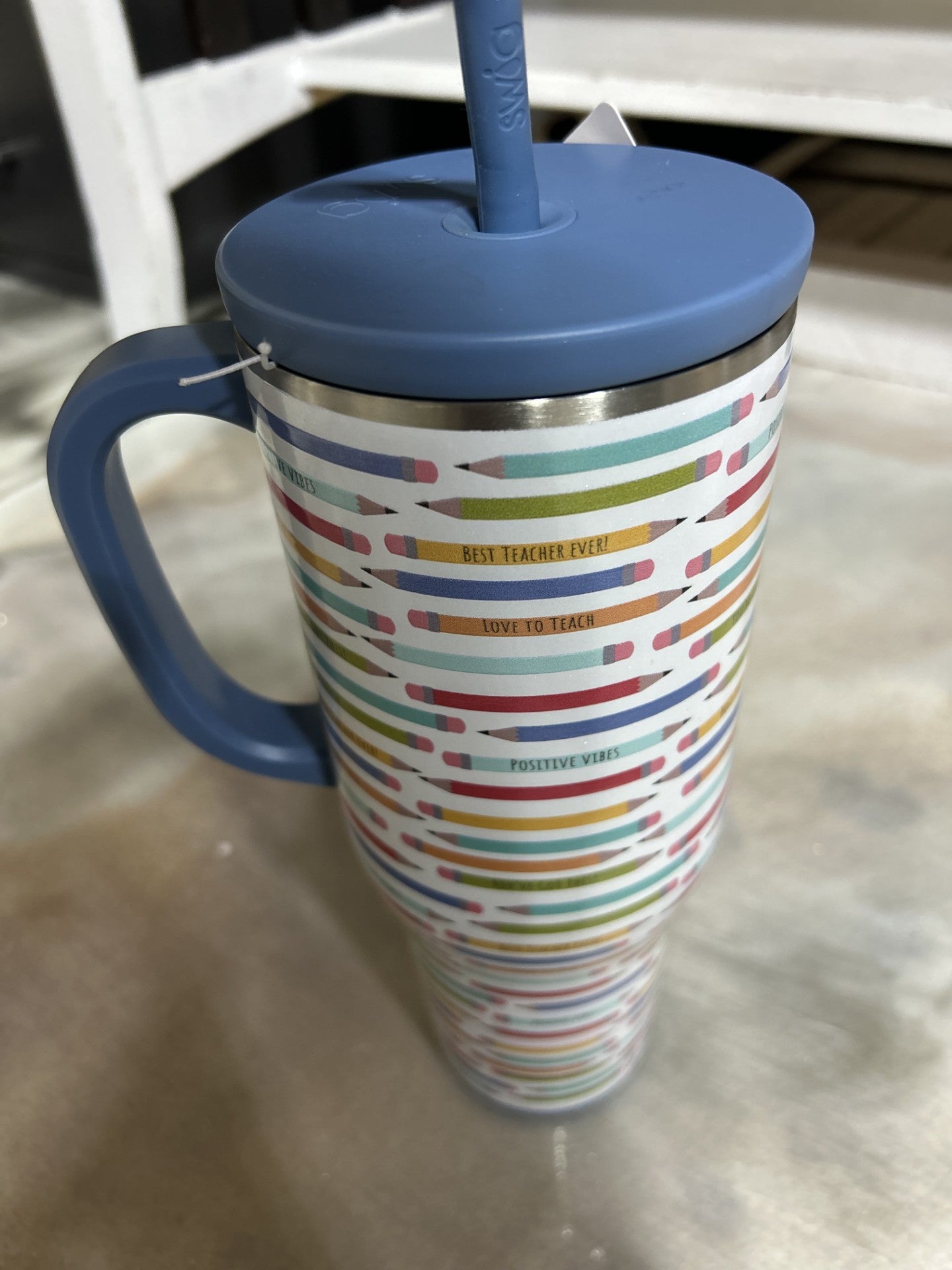 Swig Teacher 40 oz Stainless Steel Travel Mug